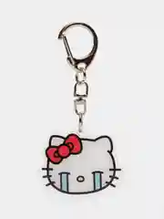Бежевый брелок для ключей акриловый Куроми, My Melody, Hello Kitty, двусторонний, аниме брелок