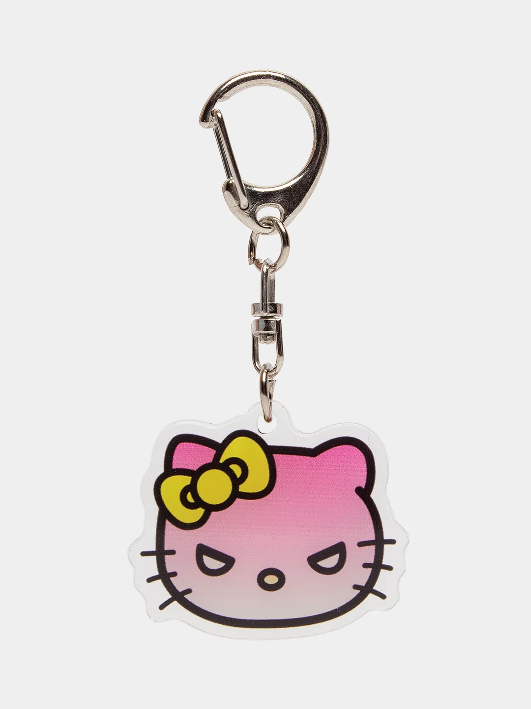 Бежевый меланж брелок для ключей акриловый Куроми, My Melody, Hello Kitty, двусторонний, аниме брелок