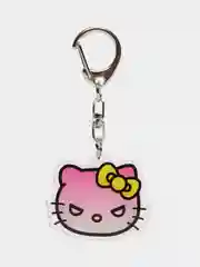 Бежевый меланж брелок для ключей акриловый Куроми, My Melody, Hello Kitty, двусторонний, аниме брелок