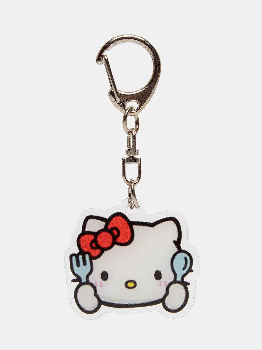 Багровый брелок для ключей акриловый Куроми, My Melody, Hello Kitty, двусторонний, аниме брелок