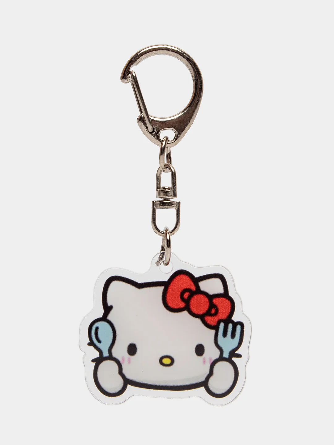 Багровый брелок для ключей акриловый Куроми, My Melody, Hello Kitty, двусторонний, аниме брелок