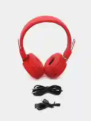 Красный беспроводные наушники Hoco W25 Deep Bass,  с микрофоном
