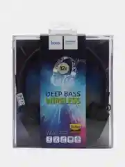 Синий беспроводные наушники Hoco W25 Deep Bass,  с микрофоном