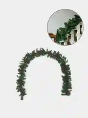 Тёмно-зелёный гирлянда хвойная с подсветкой LED, новогодние еловые ветки с шишками, уличная гирлянда 2,7