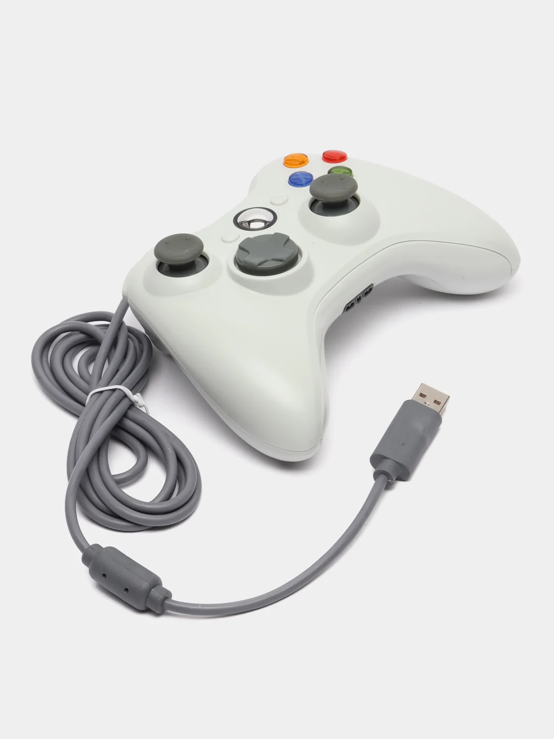 Белый игровой контроллер Xbox 360, джойстик