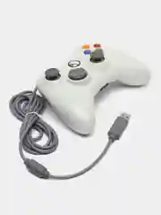 Белый игровой контроллер Xbox 360, джойстик