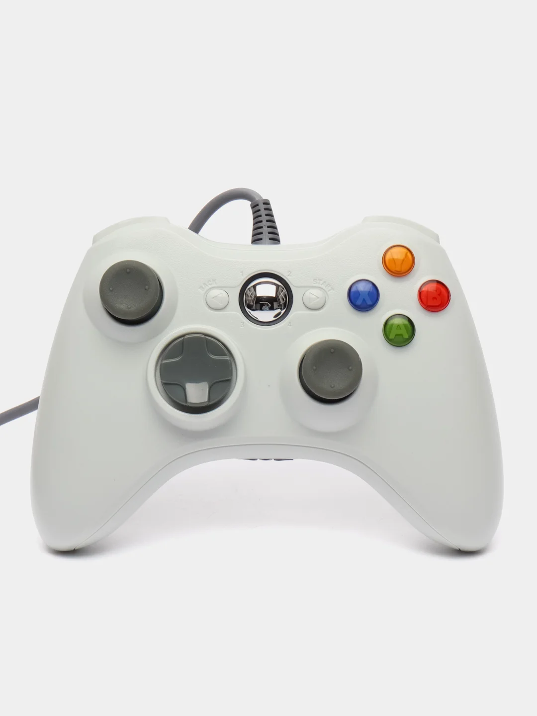 Белый игровой контроллер Xbox 360, джойстик