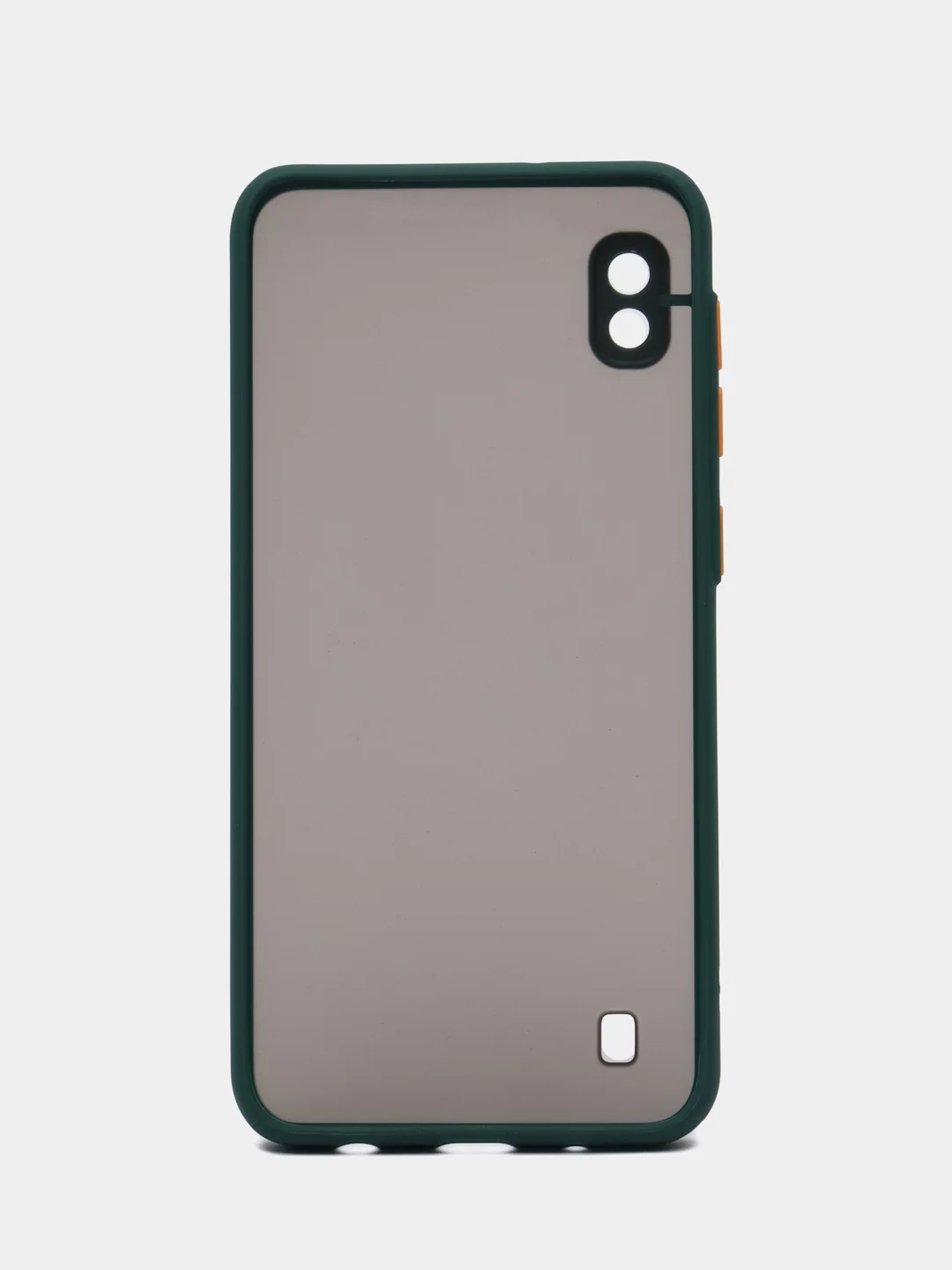 Красный чехол для Samsung Galaxy A10, Самсунг Галакси А10 пластиковый, матовый, с цветными кнопками