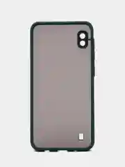 Красный чехол для Samsung Galaxy A10, Самсунг Галакси А10 пластиковый, матовый, с цветными кнопками