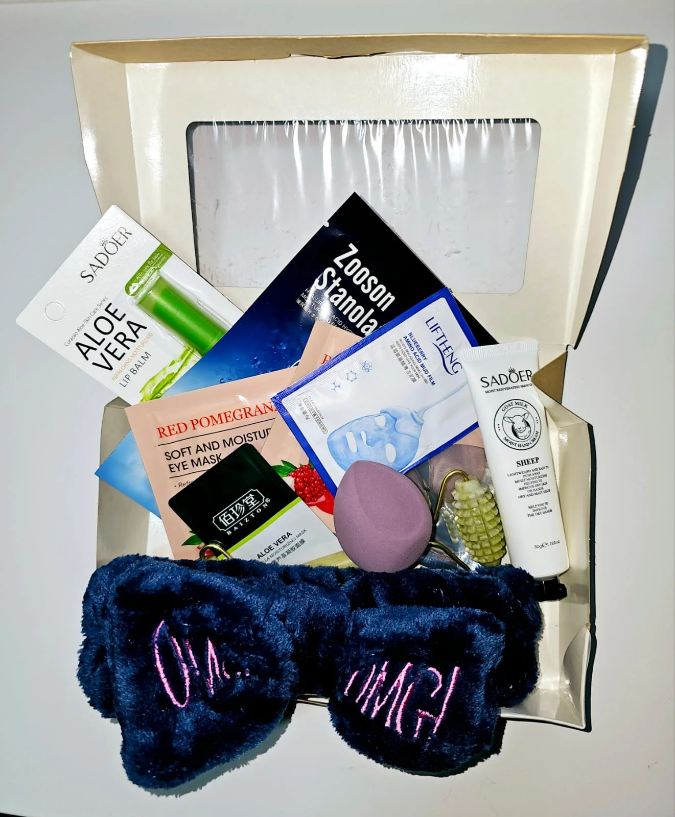 Аметистовый подарочный набор косметики из 9-и предметов Beauty Box