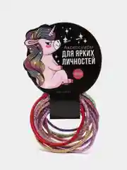 Белый набор резинок для волос, 10 шт