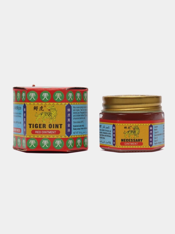 Тигровый красный бальзам Tiger Balm Red (Тайгер Бальм Ред, Красный Тигр)