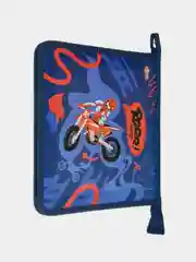 Папка для тетрадей №1 School Moto freestyle, А5, молния, пластик