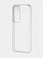 Прозрачный чехол для Samsung Galaxy S23+, S23 Plus силиконовый ROSCO прозрачный, бортик- защита камер