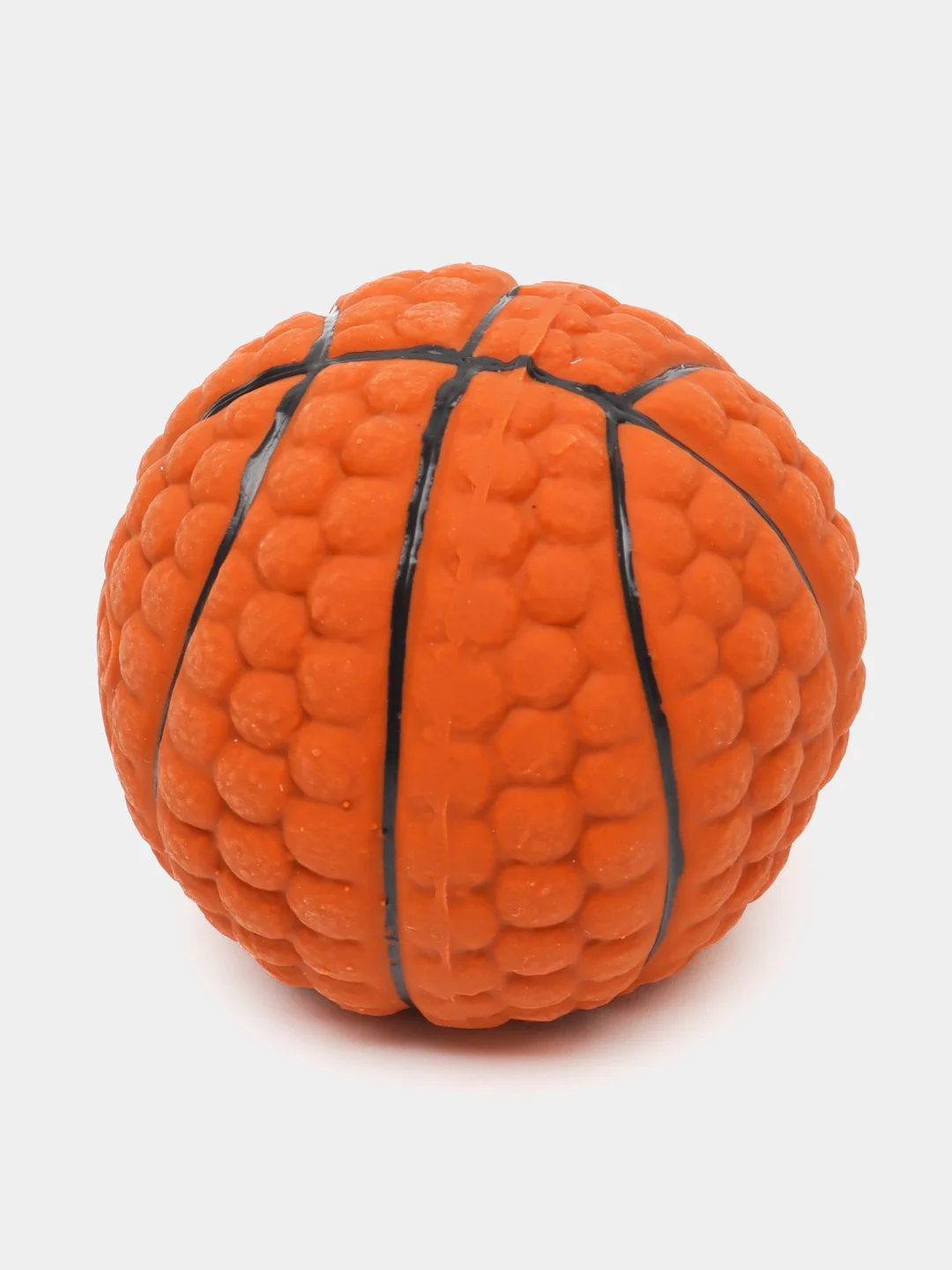 Красный игрушка-мячик, 6,5 см, с пищалкой, для собак мелких и средних пород