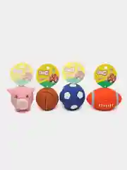 Игрушка со звуком, для собак средних, мелких и крупных пород, 9,5 см, 4 штуки, полиуретан