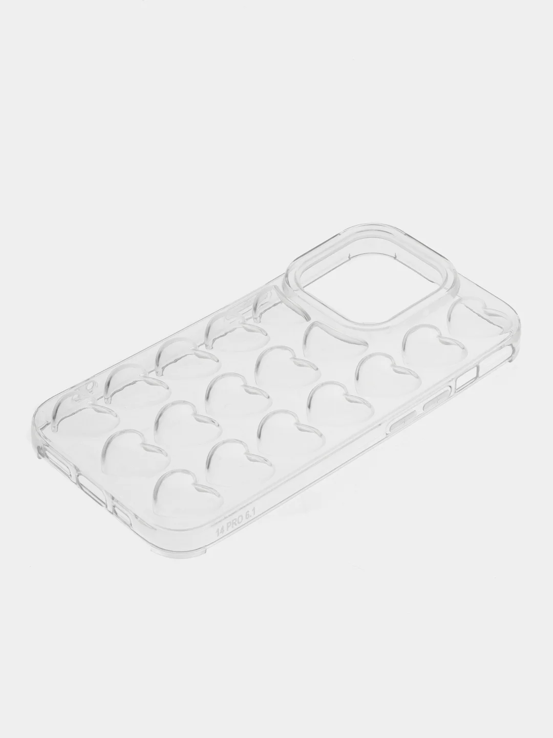 Прозрачный чехол сердечки на iPhone 11, 13, 13 про, 13 про макс, 14, 14 про
