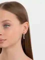 Бежевый серьги женские, разные модели