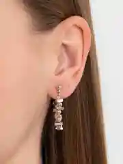 Бежевый серьги женские, разные модели