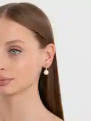 Серебряный серьги с жемчугом, бижутерия