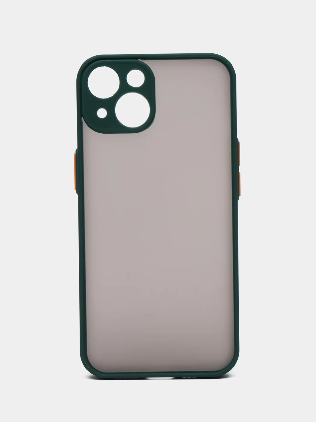 Морской чехол на iPhone 14 / Айфон 14 пластиковый, матовый, с цветными кнопками