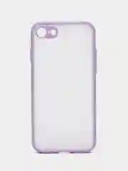 Лавандовый iphone 7 / 8 / SE 2020 чехол матовый с цветными кнопками