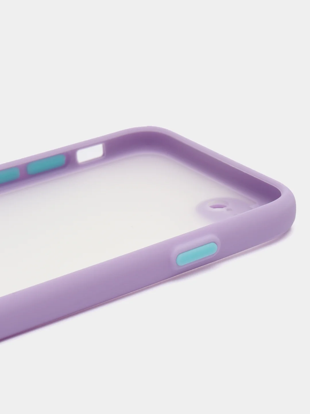 Красный iphone 7 / 8 / SE 2020 чехол матовый с цветными кнопками