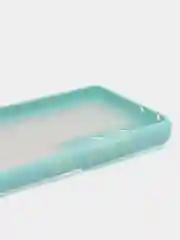 Бирюзовый чехол Samsung Galaxy S21 Ultra, Самсунг Галакси С21 Ультра, матовый, с цветными кнопками