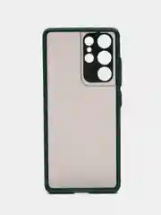 Морской чехол Samsung Galaxy S21 Ultra, Самсунг Галакси С21 Ультра, матовый, с цветными кнопками