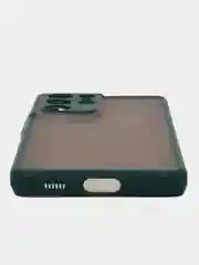 Морской чехол Samsung Galaxy S21 Ultra, Самсунг Галакси С21 Ультра, матовый, с цветными кнопками