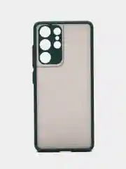 Морской чехол Samsung Galaxy S21 Ultra, Самсунг Галакси С21 Ультра, матовый, с цветными кнопками