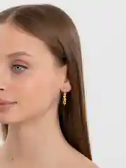 Золотистый хаки серьги женские, разные модели