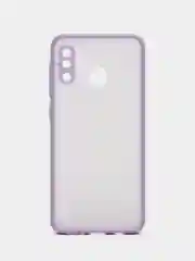 Лавандовый чехол Samsung Galaxy A20 / A30, Галакси А20 / А30 пластиковый матовый с цветными кнопками