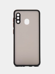 Чехол Samsung Galaxy A20 / A30, Галакси А20 / А30 пластиковый матовый с цветными кнопками