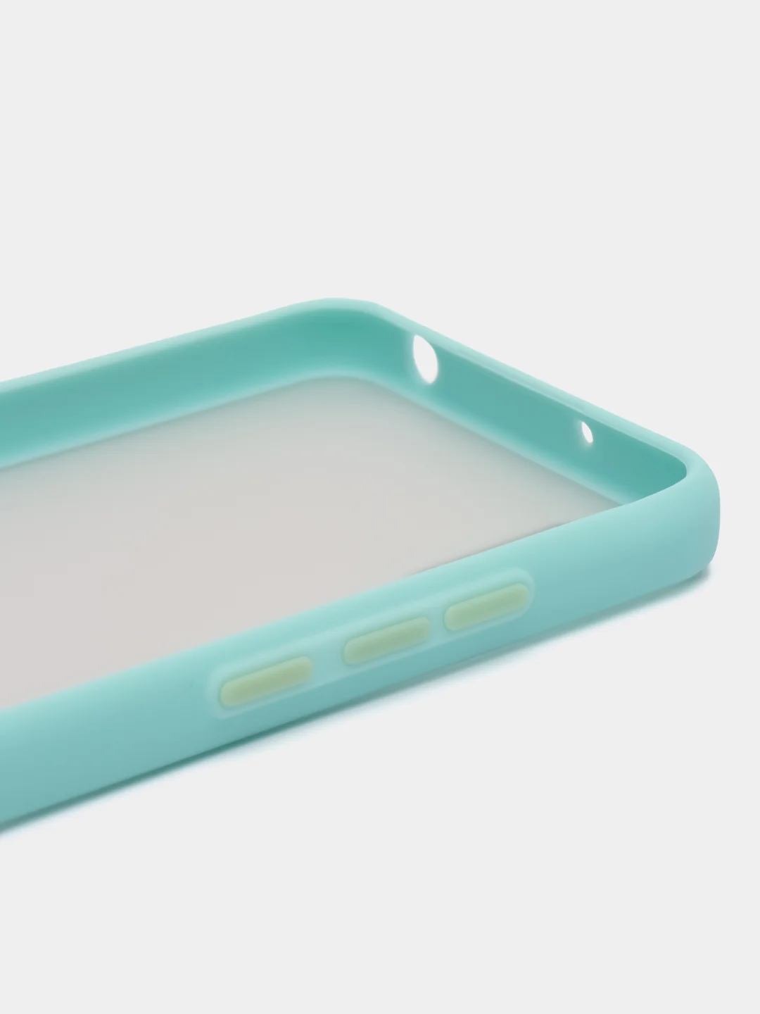 Бирюзовый чехол Xiaomi Redmi 9A, Сяоми Редми 9А пластиковый матовый с цветными кнопками