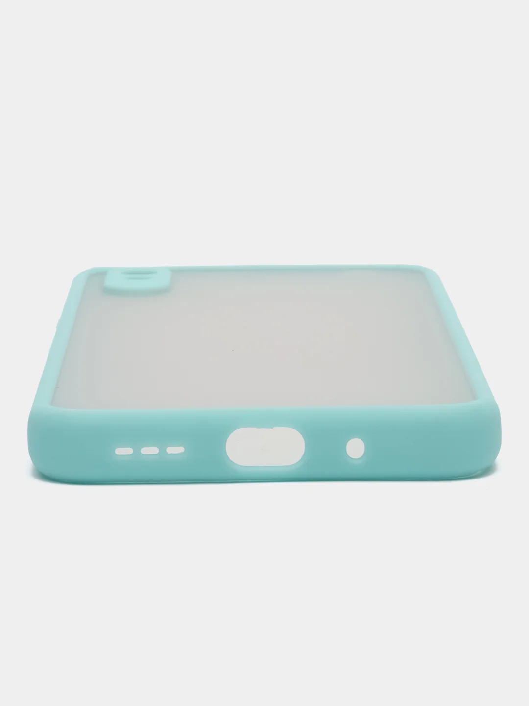 Бирюзовый чехол Xiaomi Redmi 9A, Сяоми Редми 9А пластиковый матовый с цветными кнопками