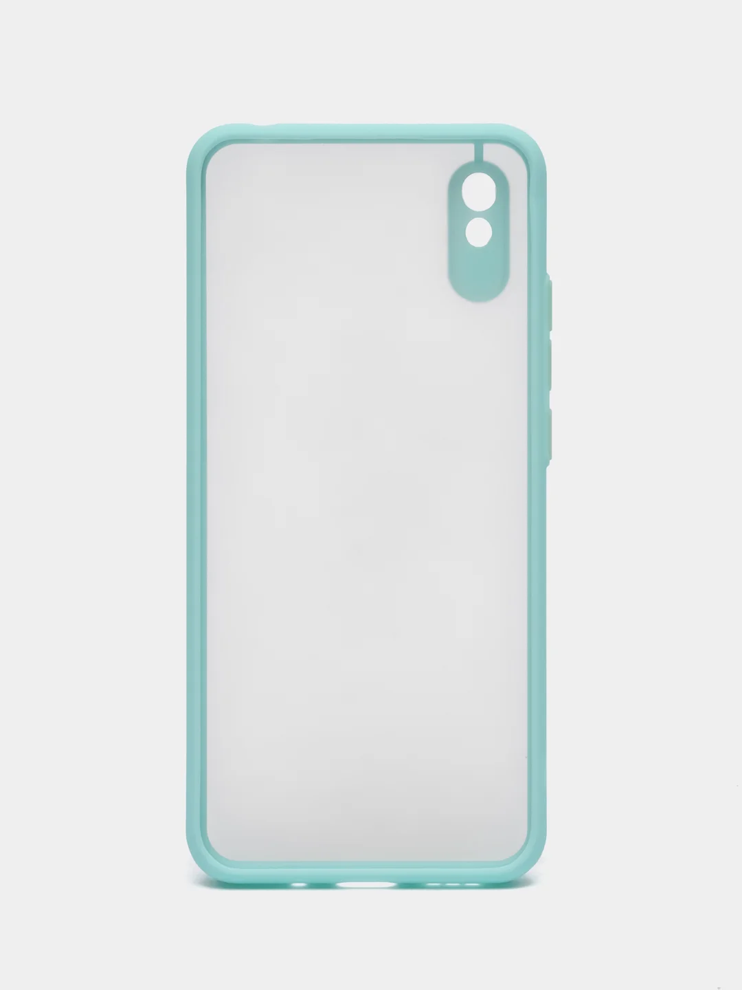 Бирюзовый чехол Xiaomi Redmi 9A, Сяоми Редми 9А пластиковый матовый с цветными кнопками