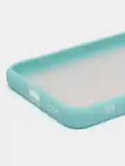 Бирюзовый чехол Xiaomi Redmi 9A, Сяоми Редми 9А пластиковый матовый с цветными кнопками