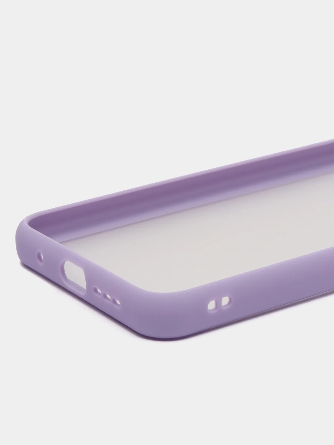 Красный чехол матовый Xiaomi Redmi 9T, Редми 9Т пластиковый полупрозрачный с цветными кнопками