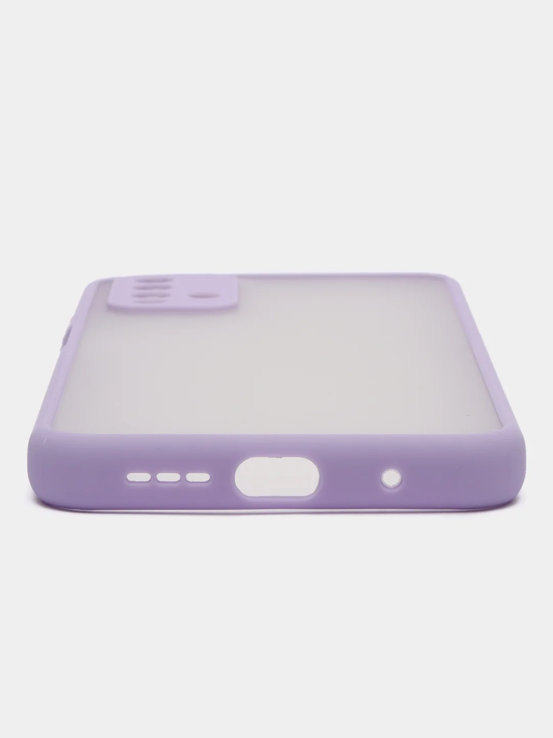Красный чехол матовый Xiaomi Redmi 9T, Редми 9Т пластиковый полупрозрачный с цветными кнопками