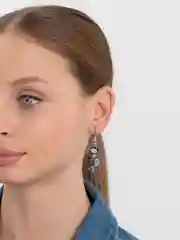 Серьги акриловые готические