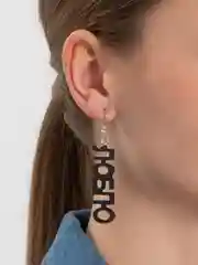 Черный серьги "Люблю бесить"