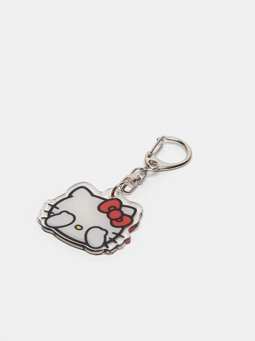 Бирюзовый брелок для ключей акриловый Куроми, My Melody, Hello Kitty, двусторонний, аниме брелок