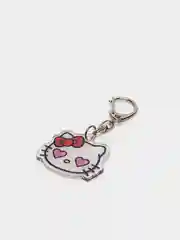 Бордовый брелок для ключей акриловый Куроми, My Melody, Hello Kitty, двусторонний, аниме брелок