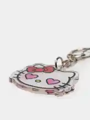 Бордовый брелок для ключей акриловый Куроми, My Melody, Hello Kitty, двусторонний, аниме брелок
