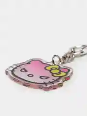 Бежевый меланж брелок для ключей акриловый Куроми, My Melody, Hello Kitty, двусторонний, аниме брелок