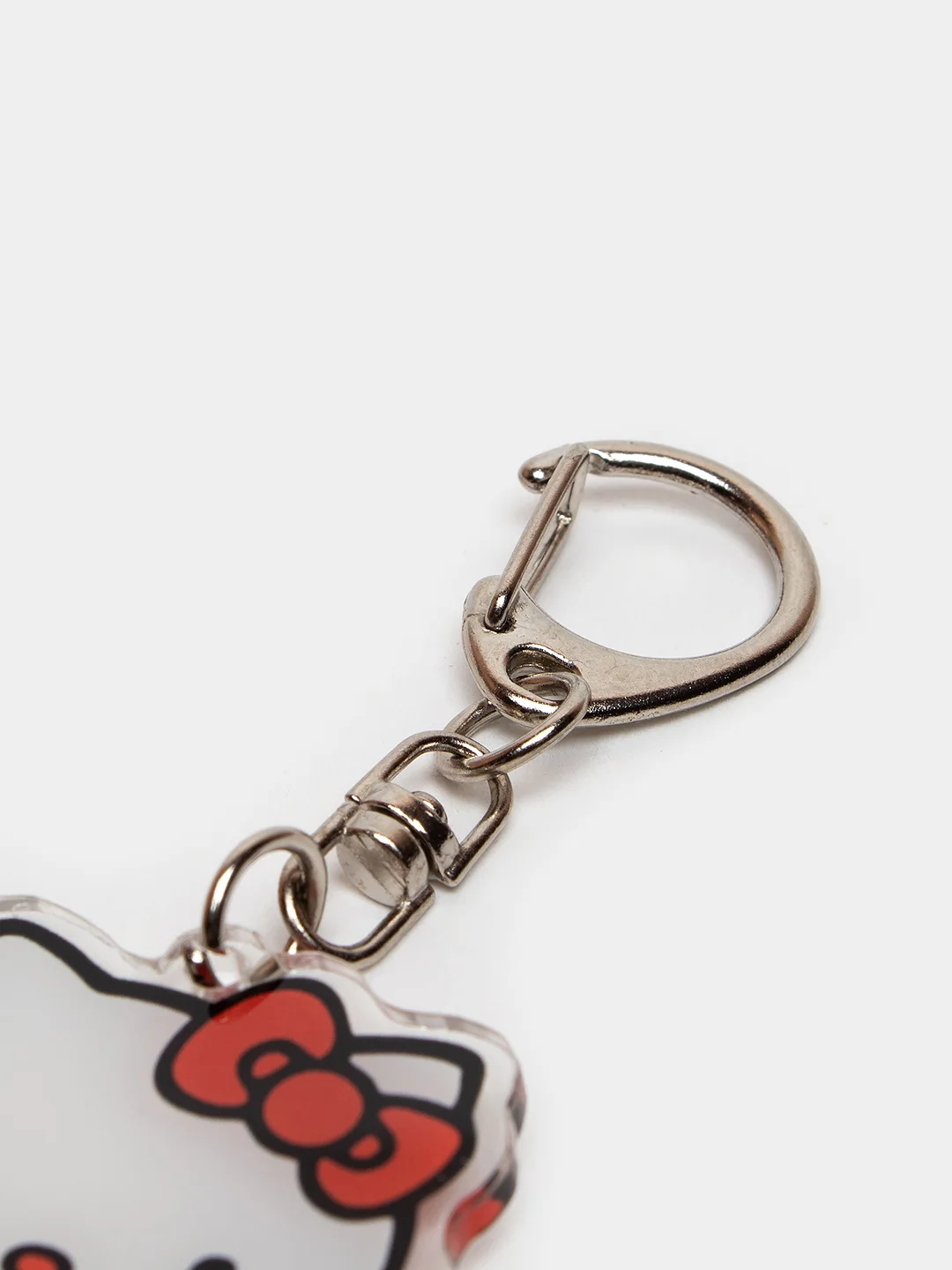 Алый брелок для ключей акриловый Куроми, My Melody, Hello Kitty, двусторонний, аниме брелок