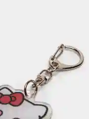 Бордовый брелок для ключей акриловый Куроми, My Melody, Hello Kitty, двусторонний, аниме брелок