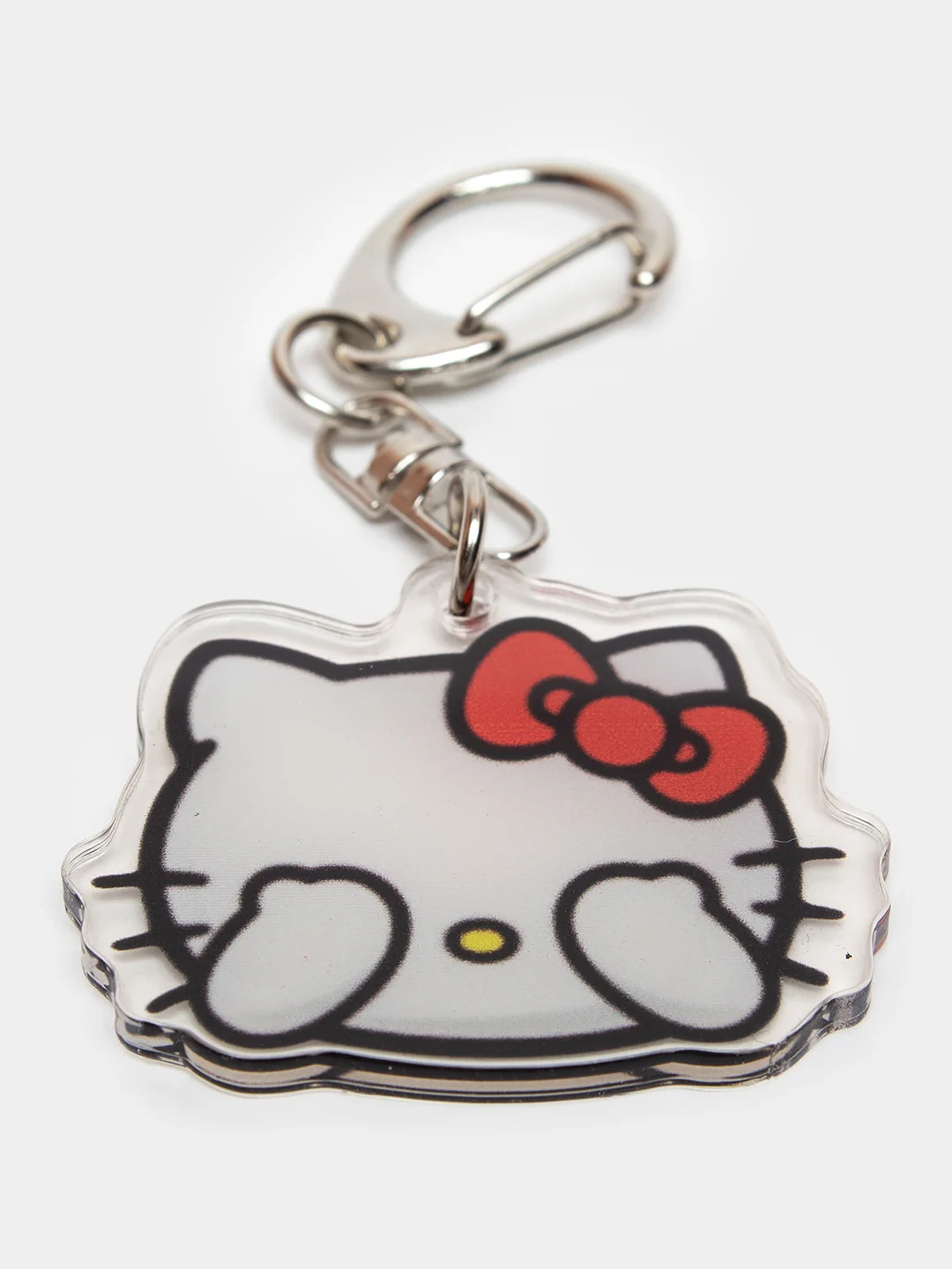 Бирюзовый брелок для ключей акриловый Куроми, My Melody, Hello Kitty, двусторонний, аниме брелок