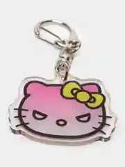 Бежевый меланж брелок для ключей акриловый Куроми, My Melody, Hello Kitty, двусторонний, аниме брелок